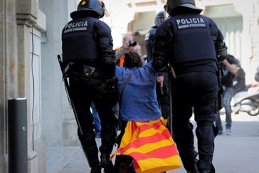 поліція подавило повстання робітників в іспанії