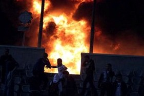 масові безлади в порт саиде:1 загинув, 65 поранені