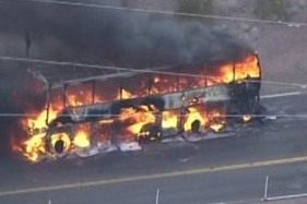 у сша згорів туристичний автобус: 59 врятовані