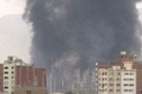 велика пожежа на нафтовому заводі в єгипті