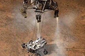 марсохід curiosity здійснив посадку на марсі